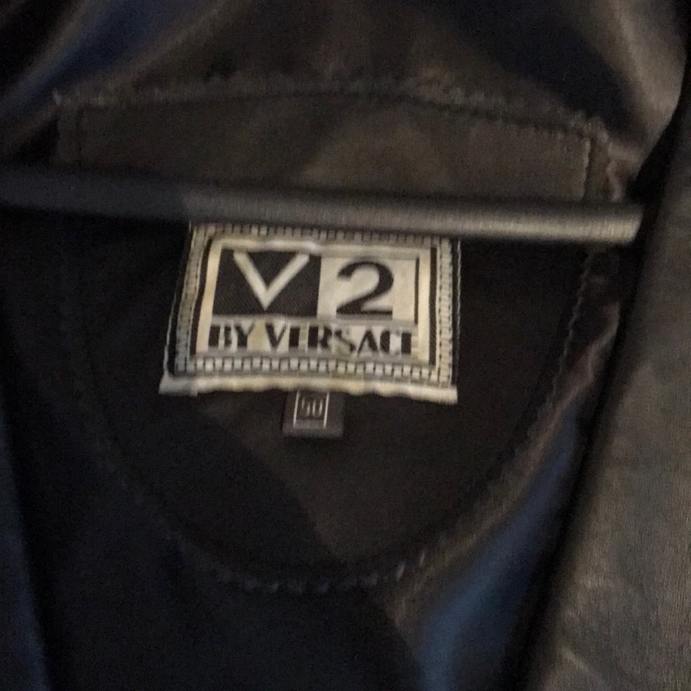 Leather coat V2 by Versace